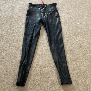 Spanx faux leather leggings